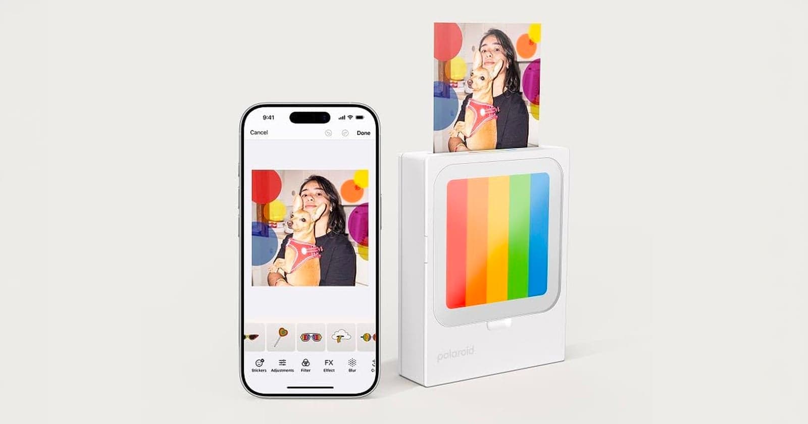 Polaroid Hi-Print 3×3 Photo Printer Doubles as a Frame